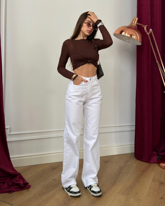 The Essential White Denim