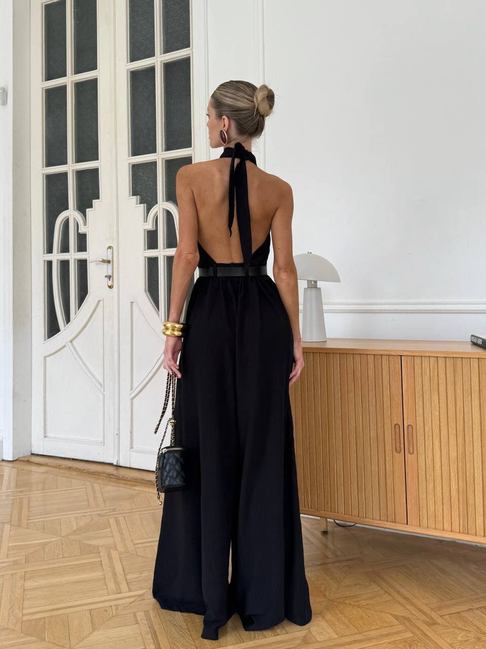 The Siren Jumpsuit -Classic Black