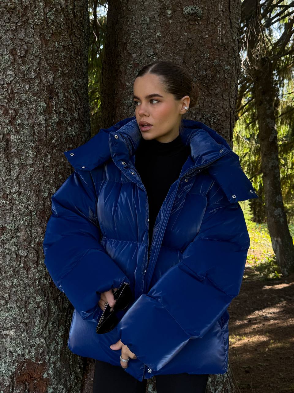 Crush Puffer Jacket – Electric Blue