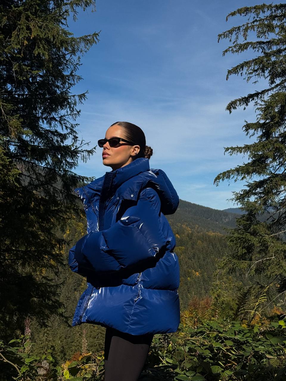Crush Puffer Jacket – Electric Blue