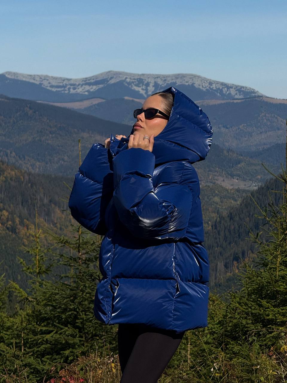 Crush Puffer Jacket – Electric Blue